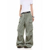 Chic Metro Plaid Relaxed Wide Leg Street Pants