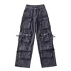 Heritage Wash Bandage High-Rise Denim