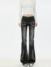 Women Heritage Torn Bootcut Bell Denim