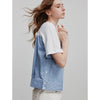 Sharp-Cut Floral Print Short Sleeve T-Shirt