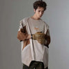 Stand-Out Deconstructed Color Block T-Shirt