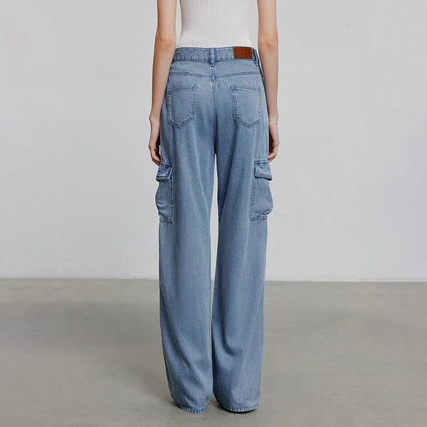 Chic Bell Leg Summer Denim alternatif görünüm