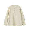 White Everyday Round Neck Long T-Shirt