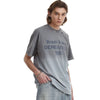 Curated Digital-Age Underground Print Tie Dye Ripped T-Shirt
