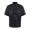 Removable Chain Shoulder Detail Shirt