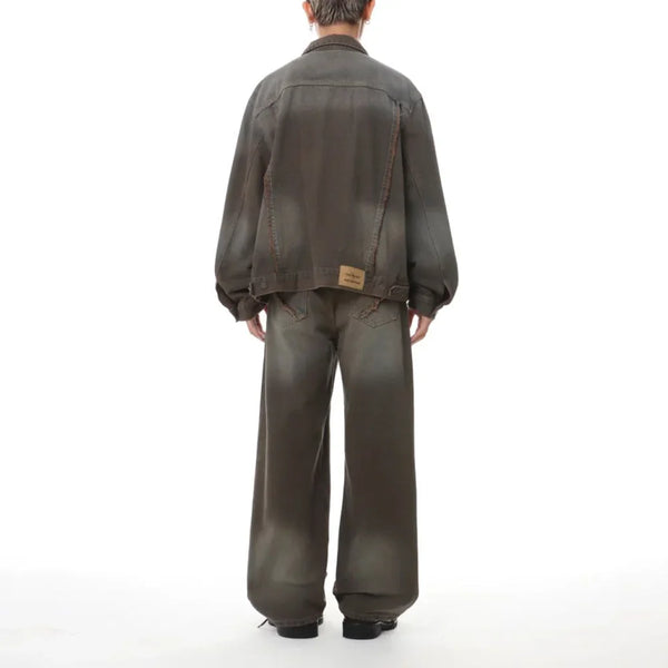 Metro Rinse Classic Relaxed Trousers Spring Denim alternatif görünüm