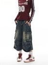 Heritage Relaxed High-Rise Denim Shorts