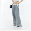 Patchwork High-Rise Wide-Leg