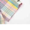 Star-Print Heritage Plaid Top