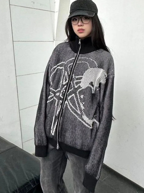 Woven Star Aesthetic Sweatshirt