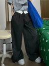 Pinstripe Drift Baggy Trousers