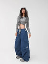Deep Blue Stripe Denim
