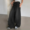 Modern High-Rise Bell Leg Torn Denim