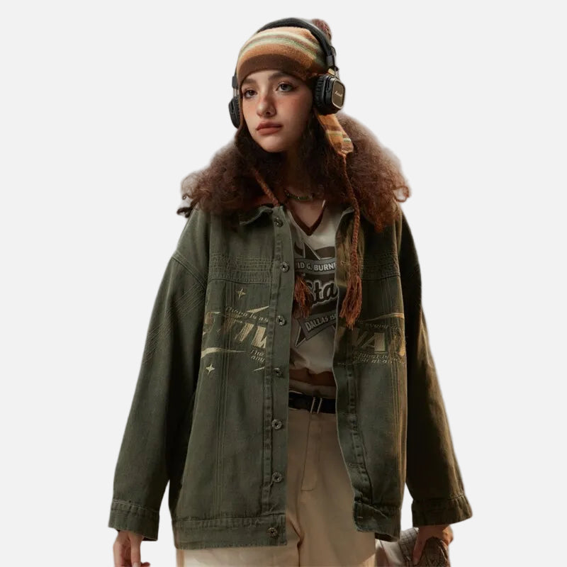 2000s Heritage Oversized Denim Jacket