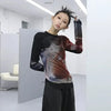 Shinjuku Mesh Tie Dye Cyber T-Shirt