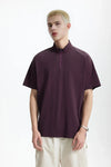 Zip Urban Collar High T-Shirt