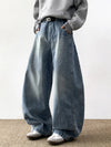 Western Style Blue Urban Beat Bell Leg Denim