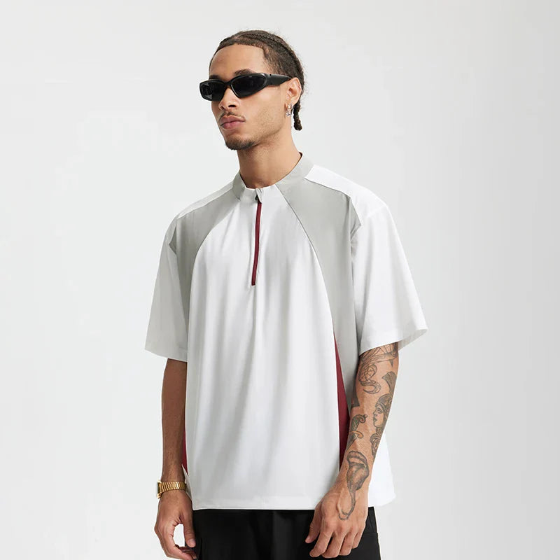 Quarter-Zip Performance T-Shirt