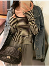 Slim Fit K-Wave Color Block T-Shirt