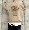 Hip-Hop Baskılı Sweatshirt, kombin görünüm — Navra Wear