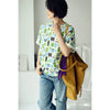 Print Cartoon Style Literary Fresh T-Shirt