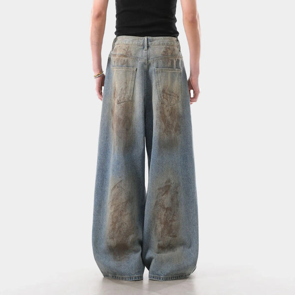 Faded Heritage Bell Leg Spray Denim alternatif görünüm