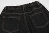 Gothing Dark Wash Mosaic Bell Leg Denim