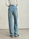 Minimalist Cotton Denim Bell Leg Denim