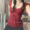 Neck Square Modern T-Shirt