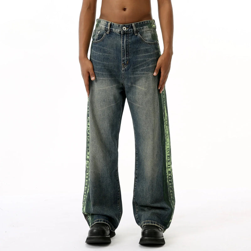 Classic Metro Striped Relaxed Urban Beat Denim