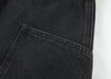 Vintage Baggy Western Baskılı Jean Pantolon, model üzerinde — Navra Wear