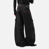Metro Curved Knife Bell Leg Denim Utility Denim