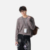 Neck Crew Knit Cozy Long Sleeve T-Shirt