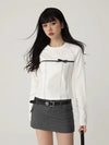 Revival Freedom-State Bow Long Sleeve T-Shirt