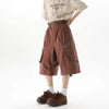 Wide Leg Jean Şort, yakın çekim — Navra Wear