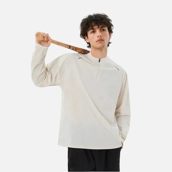 Proof Sun Half-Zip Reflective Long Sleeve T-Shirt alternatif görünüm