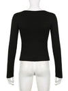 Deep Trim Lace Bandage Cute T-Shirt