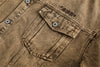Mustard Multi-Pocket Denim Jacket