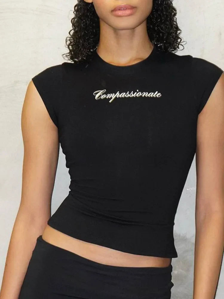 Digital-Age Women's Empathetic Fitted T-Shirt