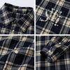 Wa-Style Luxury Plaid Womens Blouse