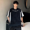 Colorful Contrast Short Sleeve Warm-Season T-Shirt