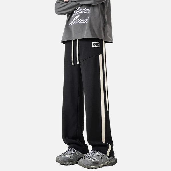Bol Kesim Mozaik Desenli Jogger, önden görünüm — Navra Wear
