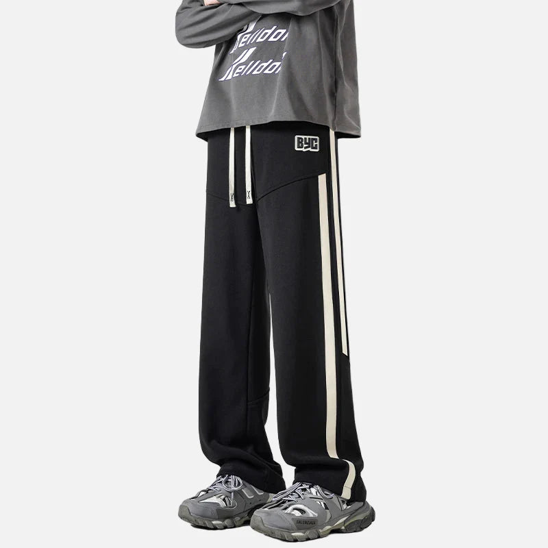 Bol Kesim Mozaik Desenli Jogger, önden görünüm — Navra Wear