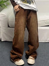 Yıkanmış Baggy Degrade Jean Pantolon, stil görünüm — Navra Wear