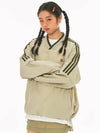 Varsity Stripe Boxy Baseball Top