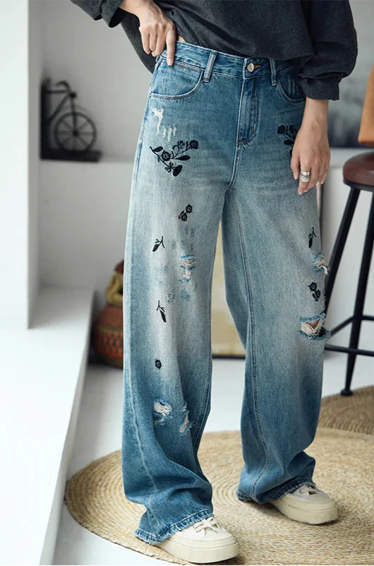 Heritage Faded White Western Denim alternatif görünüm