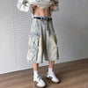 Insulated Stylish Ombre Rinse Denim Shorts