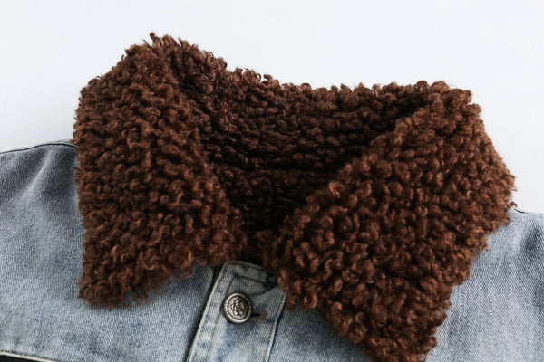 Sherpa Spliced Faux Fur Field Jacket alternatif görünüm