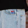 Y2K Düz Kesim Jean Pantolon, arka görünüm — Navra Wear