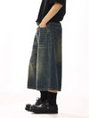 Heritage Modern Faded Easy Cut Denim Shorts
